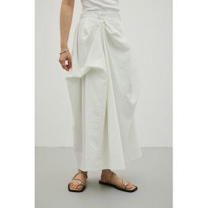 スカート ランダムタックサッカースカート