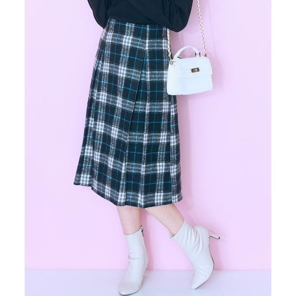 「marun」 フレアスカート 4L ブラック レディース