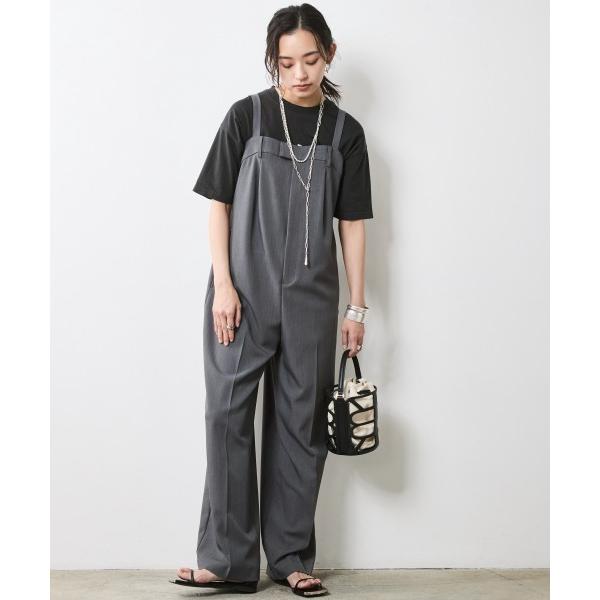 「CHIC STYLE」 パンツ LL チャコール レディース