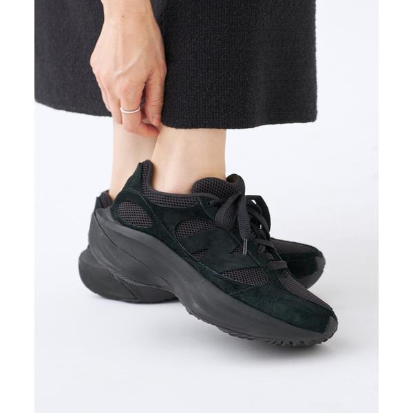 「IENA」 「new balance」ローカットスニーカー 24.5cm ブラック レディース