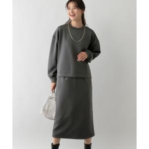 「GLOBAL WORK Smile Seed Store」 セットアップ SMALL チャコール レディース