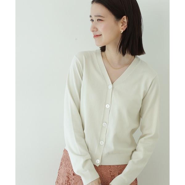 「N.（N. Natural Beauty Basic）」 カーディガン MEDIUM クリーム レ...
