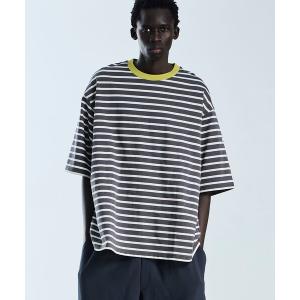 tシャツ ORCIVAL | マーセライズ ワイドクルーネック 半袖 プルオーバー MEN メンズ