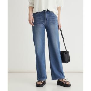 ワイドパンツ ジーンズ デニム デニムパンツ EDWIN(エドウィン)「レディース」「COOL」ワイドデニムパンツ「涼」 レディース