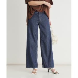 ワイドパンツ ジーンズ デニム デニムパンツ SOMETHING(サムシング)「レディース」サマーセミワイドパンツ(夏用/COOL/涼/抗菌/消臭/制菌) レディース