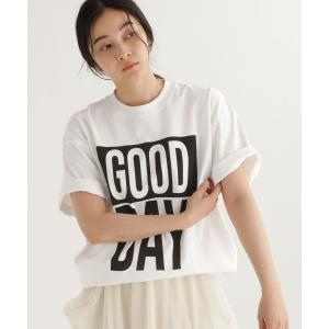 tシャツ 「daily CLIP」BIGロゴルーズTシャツ レディース