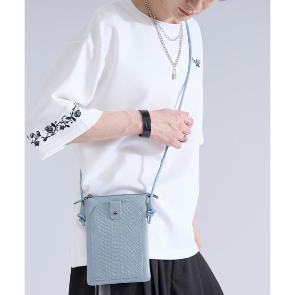 ショルダーバッグ python mini shoulder bag/パイソンミニショルダーバッグ メ...