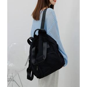 ショルダーバッグ バッグ 2WAYナイロンリュック レディース