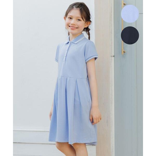 ドレス 発表会 卒園式 入学式 「110-140cm」 カノコポロワンピース キッズ 子供服