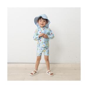 水着 monpoke モンポケ 総柄 スイムパンツ キッズ 子供