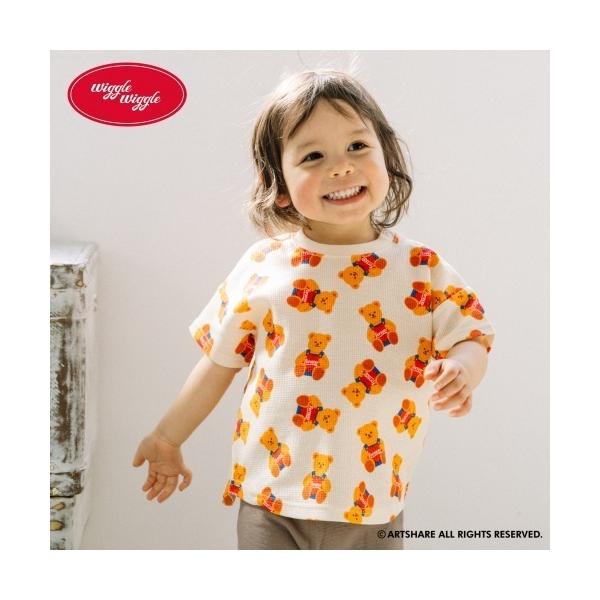 tシャツ 4/16(木)発売 wiggle wiggle ウィグルウィグル 半袖Ｔシャツ ワッフル ...