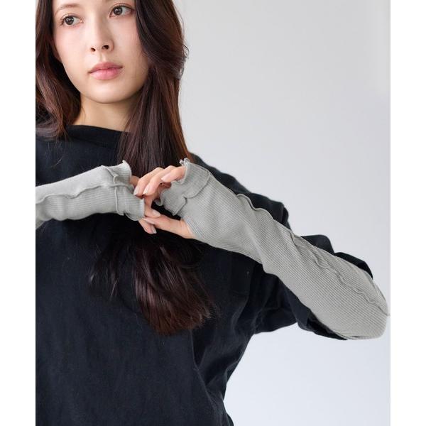 アームカバー フレンチリネンコットンアームカバー UVカット 接触冷感性 レディース