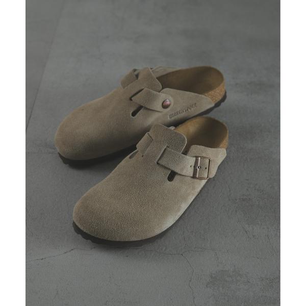 サンダル BIRKENSTOCK　BOSTON LEVE TAUPE (NARROW) レディース