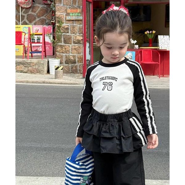 tシャツ lulunoix/レースラインロンT N15485 キッズ 子供服