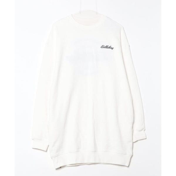「BILLABONG」 長袖ワンピース M ホワイト レディース