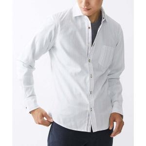 「MK MICHEL KLEIN HOMME 」 長袖シャツ 46 ホワイト メンズ