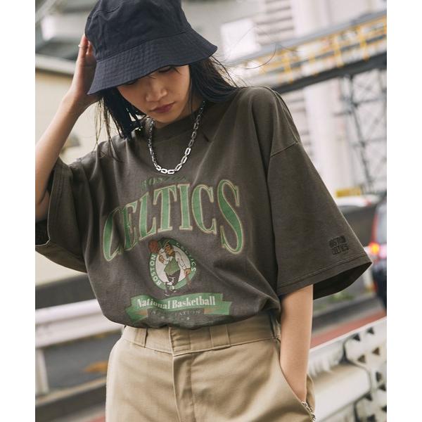 「NBA」 半袖Tシャツ L グレー メンズ