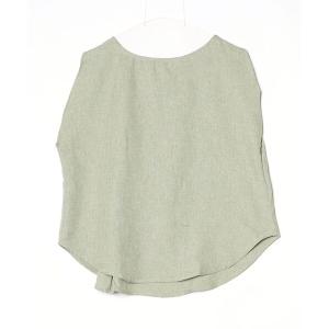 「titivate」 ノースリーブブラウス M グリーン レディース