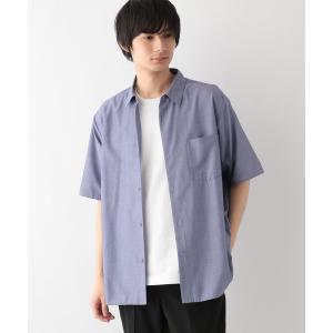 「GLOBAL WORK」 半袖シャツ MEDIUM ブルー系その他7 メンズ