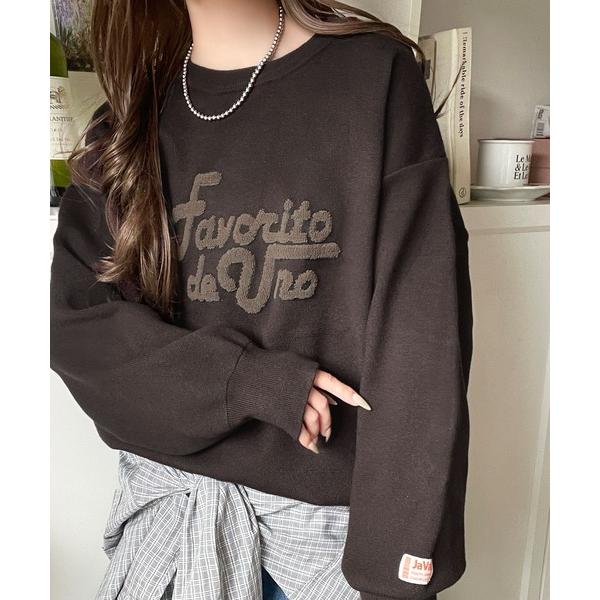 「Java」 長袖カットソー X-LARGE ブラウン レディース