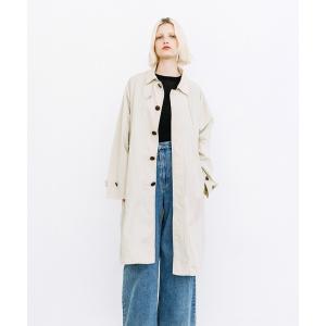 「WCJ」 ステンカラーコート FREE アイボリー レディース