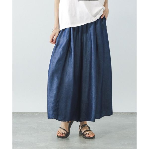 「GLOBAL WORK」 チノパンツ SMALL ブルー レディース