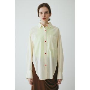 ブラウス シャツ 夏 Round cut loose shirts　ラウンドカットルーズシャツ レディース