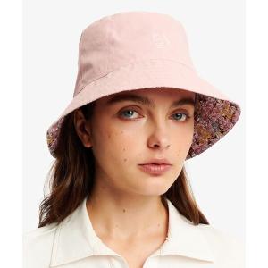 美品　COACH コーチ ジャガードバケットハット M/Lピンク COACH（コーチ） 帽子 ハット シグネチャー ジャカード バケット