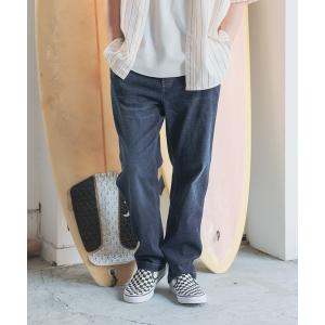 ジーンズ 「ストレッチ」ソフトデニムレギュラーパンツ メンズ