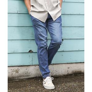 ジーンズ 「ストレッチ」ソフトデニムジョグパンツ メンズ