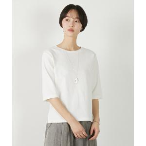 tシャツ 「ジャガードリブシンプルセットインプルオーバー」 レディース