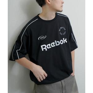 tシャツ REEBOK ドローコード内蔵 パイピングハーフスリーブTシャツ メンズ レディース
