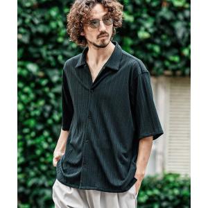 シャツ mhs2640- ストレッチメッシュショートスリーブシャツ メンズ