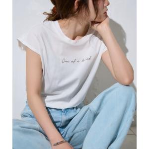 tシャツ サイロコットン  フレンチスリーブロゴTシャツ レディース｜ZOZOTOWN Yahoo!店