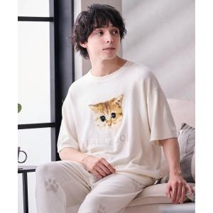 パジャマ 「メンズ」ふわふわヌネット　夏ニットプルオーバー メンズ