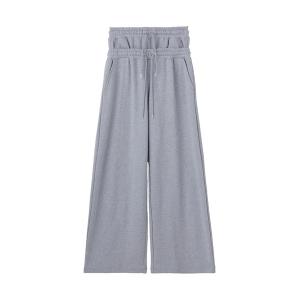 ワイドパンツ スウェットパンツ ジャージ 「JOHN LAWRENCE SULLIVAN/ジョンローレンスサリバン」SWEAT STUCKED PANTS/スウェットスタックパンツ