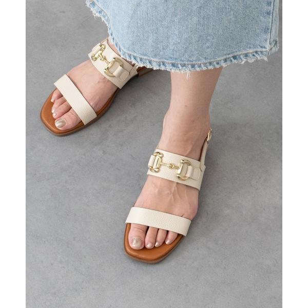 サンダル 「Oh my Sandals」ローヒールバックバンドビットサンダル(E62207) レディ...