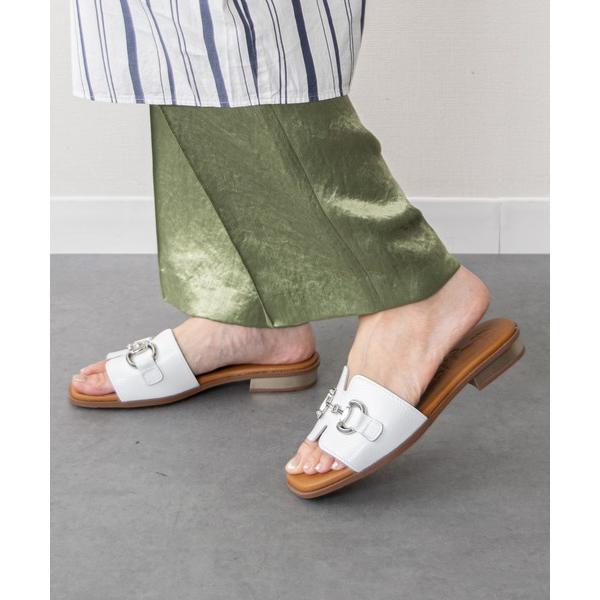 サンダル 「Oh my Sandals」ローヒールビットスライドサンダル(E62302) レディース