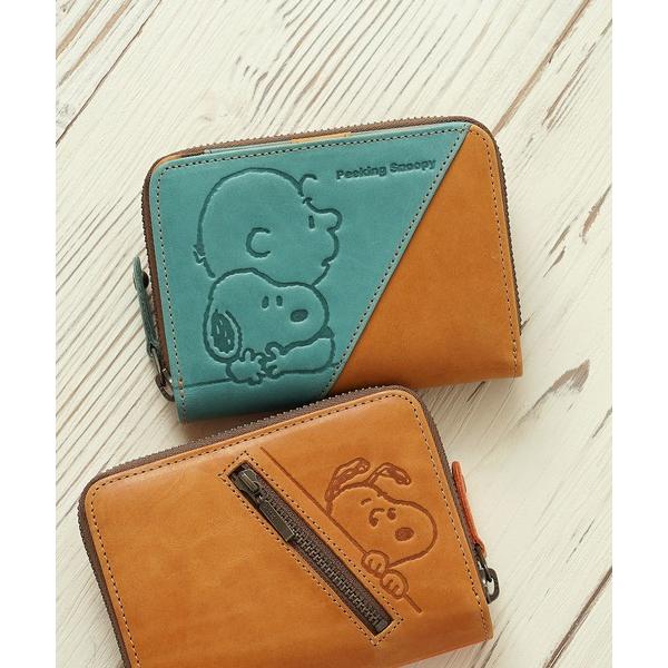 財布 「PEANUTS / SNOOPY」スヌーピー ピーナッツ PEANUTS Peeking H...