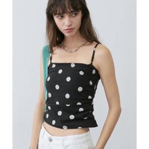 キャミソール Polka Dot Camisole Top / ポルカドットキャミソールトップス