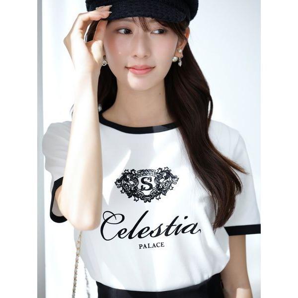 tシャツ 「UVカット」エンブレムリンガーTシャツ レディース