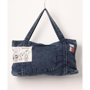 ショルダーバッグ バッグ スヌーピー「SNOOPY」デニム トートバック レディース メンズ