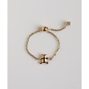 指輪 リング ゴールド ベア チェーンリング | K10YG 「Web限定」 レディース メンズ