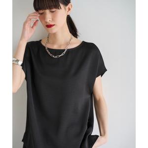 ブラウス シャツ ヴィンテージサテンフレンチスリーブトップス レディース｜ZOZOTOWN Yahoo!店