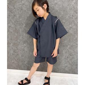 甚平 浴衣 接触冷感 キッズ 甚平（934-30） キッズ 子供 男の子 女の子