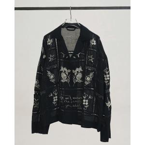 シャツ Embroidery Patchwork Shirts 12610428 メンズ