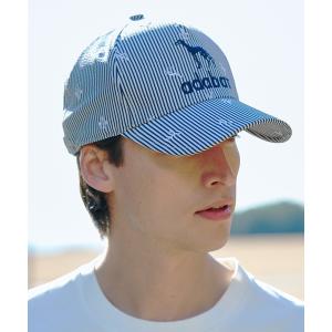 キャップ 帽子 メンズ 「ADABAT NAVY」飛び柄刺しゅうキャップ メンズ