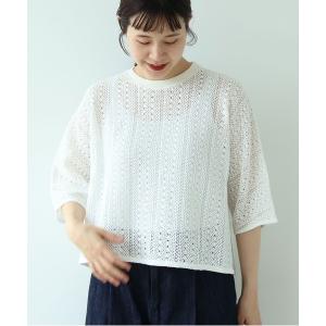 tシャツ crochet　C lace  PO-SH レディース