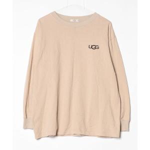 「UGG」 長袖カットソー X-LARGE ベージュ レディース