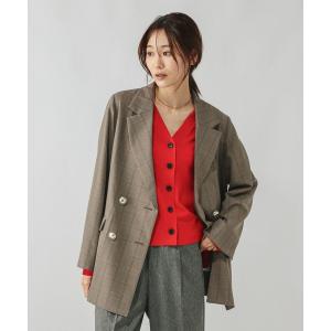 「GLOBAL WORK」 テーラードジャケット MEDIUM ブラウン系その他 レディース